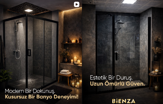 Bienza walk-in ve estetik duş sistemleri